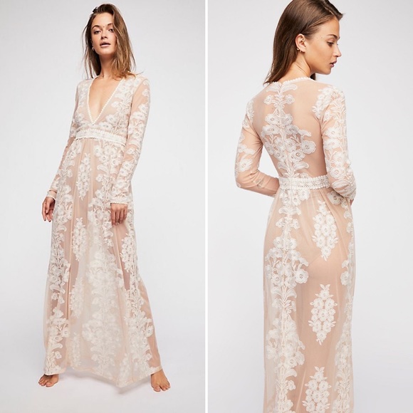 For Love And Lemons Dresses & Skirts - For Love & Lemons Temecula Maxi Dress White Size XS